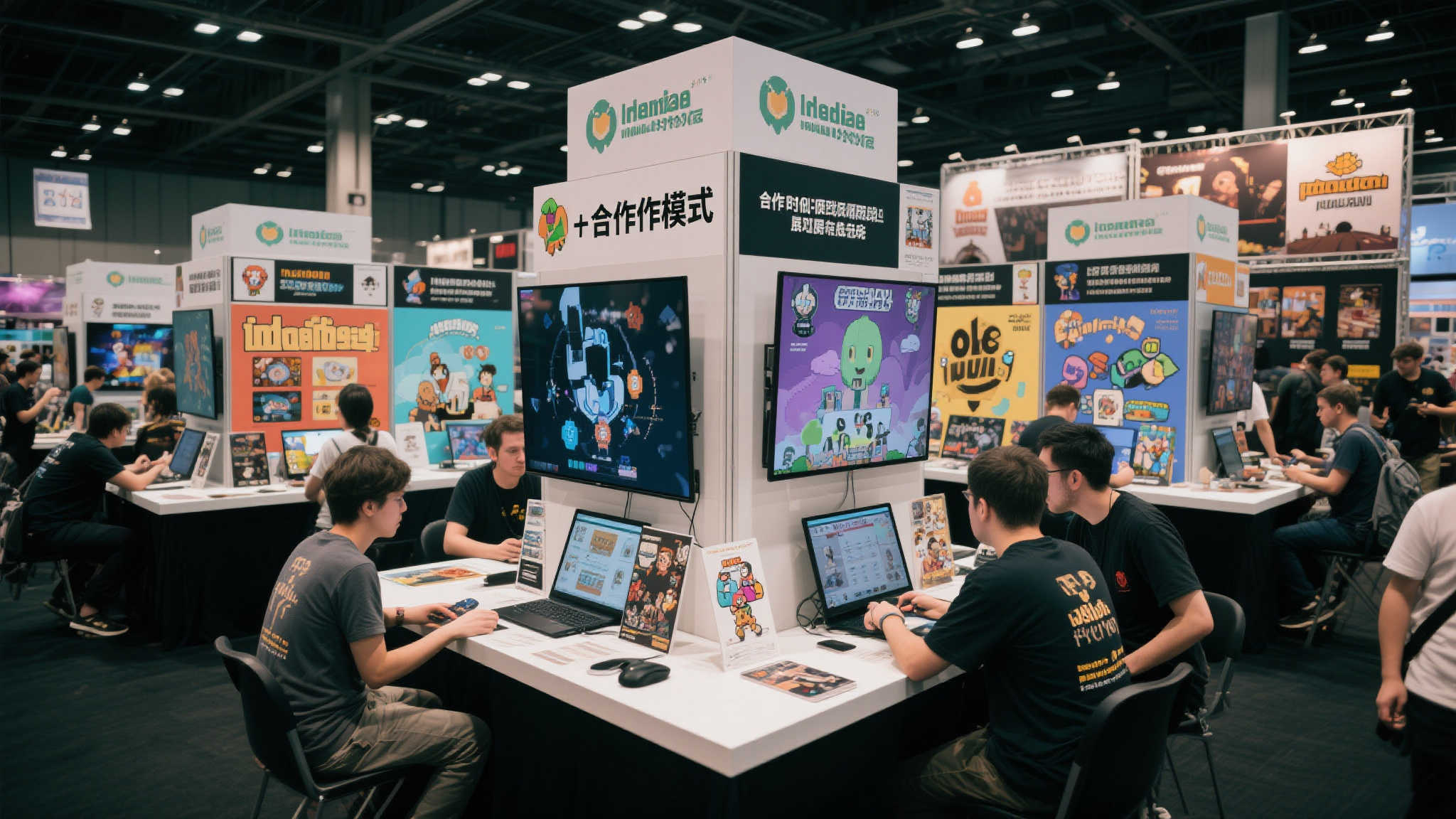 一个典型的案例是近年来一些独立游戏展会上