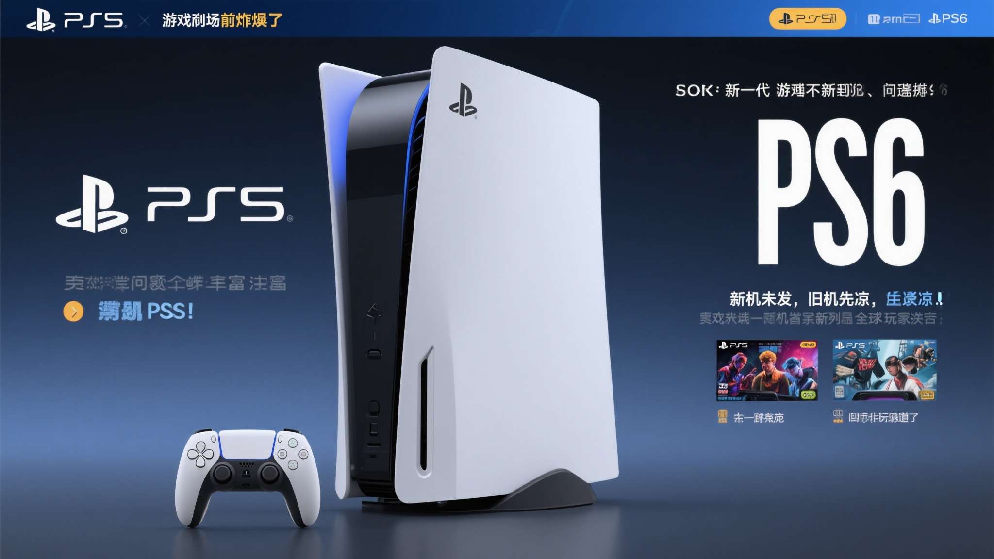 PS6全新泄露重磅公开!玩家:PS5都没游戏玩 游戏圈最近炸锅了。 就在玩家们还在抱怨PS5游戏库不够丰富的时候,关于索尼下一代